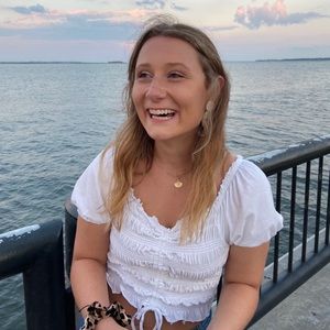 Target white crop top